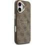 Guess 4G Gold Frame kryt s MagSafe pre iPhone 17 - hnedý