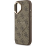 Guess 4G Gold Frame kryt s MagSafe pre iPhone 17 - hnedý