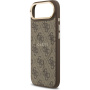 Guess 4G Gold Frame kryt s MagSafe pre iPhone Air - hnedý