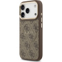 Guess 4G Gold Frame kryt s MagSafe pre iPhone 17 Pro - hnedý