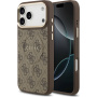 Guess 4G Gold Frame kryt s MagSafe pre iPhone 17 Pro Max - hnedý