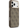 Guess 4G Gold Frame kryt s MagSafe pre iPhone 17 Pro Max - hnedý