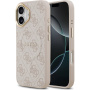 Guess 4G Gold Frame kryt s MagSafe pre iPhone 17 - ružový