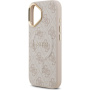 Guess 4G Gold Frame kryt s MagSafe pre iPhone 17 - ružový