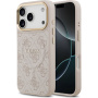 Guess 4G Gold Frame kryt s MagSafe pre iPhone 17 Pro - ružový