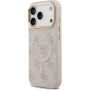 Guess 4G Gold Frame kryt s MagSafe pre iPhone 17 Pro - ružový
