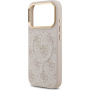 Guess 4G Gold Frame kryt s MagSafe pre iPhone 17 Pro - ružový
