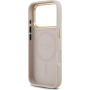 Guess 4G Gold Frame kryt s MagSafe pre iPhone 17 Pro - ružový