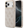 Guess 4G Gold Frame kryt s MagSafe pre iPhone 17 Pro Max - ružový