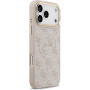 Guess 4G Gold Frame kryt s MagSafe pre iPhone 17 Pro Max - ružový