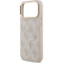 Guess 4G Gold Frame kryt s MagSafe pre iPhone 17 Pro Max - ružový