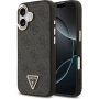 Guess 4G Triangle Logo Gold Frame kryt s MagSafe pre iPhone 17 - sivý