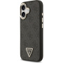Guess 4G Triangle Logo Gold Frame kryt s MagSafe pre iPhone 17 - sivý
