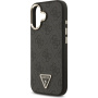 Guess 4G Triangle Logo Gold Frame kryt s MagSafe pre iPhone 17 - sivý