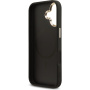 Guess 4G Triangle Logo Gold Frame kryt s MagSafe pre iPhone 17 - sivý