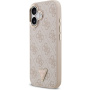 Guess 4G Triangle Logo Gold Frame kryt s MagSafe pre iPhone 17 - ružový