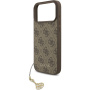 Guess 4G Charms kryt pre iPhone 17 Pro Max - hnedý