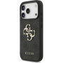 Guess 4G Metal Logo Strap kryt s pútkom pre iPhone 17 Pro - šedý