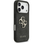 Guess 4G Metal Logo Strap kryt s pútkom pre iPhone 17 Pro - šedý