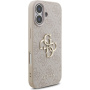 Guess 4G Metal Logo Strap kryt s pútkom pre iPhone 17 - ružový