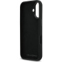 Karl Lagerfeld Metal Ikonik silikónový kryt pre iPhone 17 - čierny