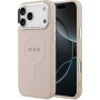 Guess Saffiano kryt s MagSafe pre iPhone 17 Pro Max - ružový