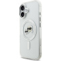 Karl Lagerfeld IML K&CH Heads Metal Frame kryt s MagSafe pre iPhone 17 - číry
