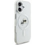 Karl Lagerfeld IML K&CH Heads Metal Frame kryt s MagSafe pre iPhone 17 - číry