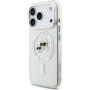Karl Lagerfeld IML K&CH Heads Metal Frame kryt s MagSafe pre iPhone 17 Pro - číry