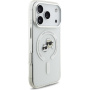 Karl Lagerfeld IML K&CH Heads Metal Frame kryt s MagSafe pre iPhone 17 Pro - číry