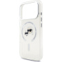 Karl Lagerfeld IML K&CH Heads Metal Frame kryt s MagSafe pre iPhone 17 Pro - číry