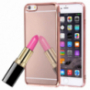 Zrkadlový ochranný kryt pre Apple iPhone 6 Plus / 6S Plus - ružovo-zlatý