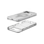 UAG Plyo vysoko odolný transparentný kryt so sivým MagSafe pre iPhone 17 Pro Max - číry