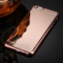 Zrkadlový ochranný kryt pre Apple iPhone 6 Plus / 6S Plus - ružovo-zlatý