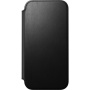 Nomad Modern Leather Folio flipové puzdro s MagSafe pre iPhone 17 Pro Max - čierne
