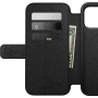 Nomad Modern Leather Folio flipové puzdro s MagSafe pre iPhone 17 Pro Max - čierne