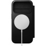 Nomad Modern Leather Folio flipové puzdro s MagSafe pre iPhone 17 Pro - čierne