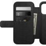 Nomad Modern Leather Folio flipové puzdro s MagSafe pre iPhone 17 Pro - čierne