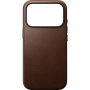 Nomad Modern Leather kožený kryt s MagSafe pre iPhone 17 Pro - hnedý