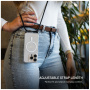 FIXED MagPure Neck transparentný kryt so šnúrkou a MagSafe pre iPhone 17 - čierny