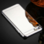 Zrkadlový ochranný kryt pre Apple iPhone 6 Plus / 6S Plus - strieborný