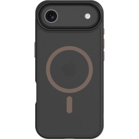 Tactical Hyperstealth 2.0 transparentný kryt s hnedým MagSafe pre iPhone Air - čierny