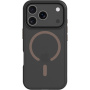 Tactical Hyperstealth 2.0 transparentný kryt s hnedým MagSafe pre iPhone 17 Pro - čierny