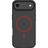Tactical Hyperstealth 2.0 transparentný kryt s červeným MagSafe pre iPhone Air - čierny