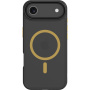 Tactical Hyperstealth 2.0 transparentný kryt so žltým MagSafe pre iPhone Air - čierny