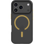 Tactical Hyperstealth 2.0 transparentný kryt so žltým MagSafe pre iPhone 17 Pro - čierny
