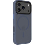 Tactical Hyperstealth transparentný kryt s MagSafe pre iPhone 17 Pro - tmavo modrý