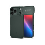 Spigen Optik Armor odolný kryt s krytkou kamery a MagSafe pre iPhone 17 Pro Max - tmavo zelený