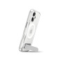 Spigen Ultra Hybrid S transparentný kryt so stojanom a MagSafe pre iPhone 17 - číry