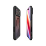 Spigen Ultra Hybrid matný transparentný kryt s MagSafe pre iPhone 17 Pro Max - čierny